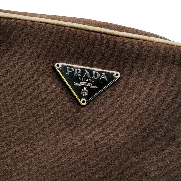 NWOT Prada Satin Bag + Set of 5 Prada Tinted Lip Balms RARE!! - Picture 6 of 15